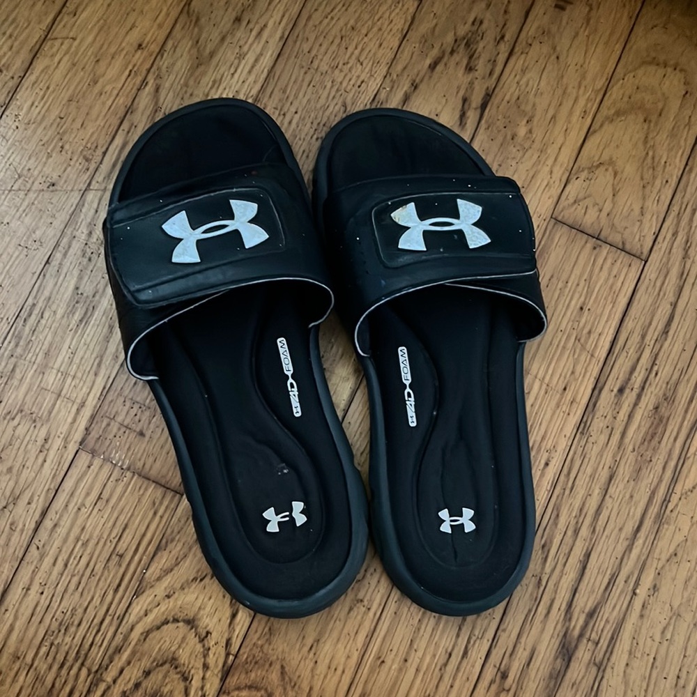 under armour kids 4D foam flip flops - 7Y